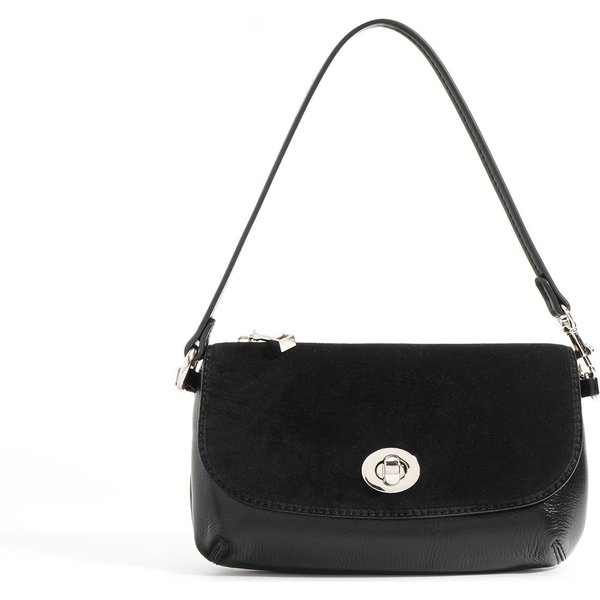 Bolso Para NiñAs Bolso De Cadena Bolso Cuadrado PequeñO Estilo PequeñO Fragante Cuero Mate De Gama Alta Bolso De Hombro ÚNico Cruzado Para Mujer Negro-image