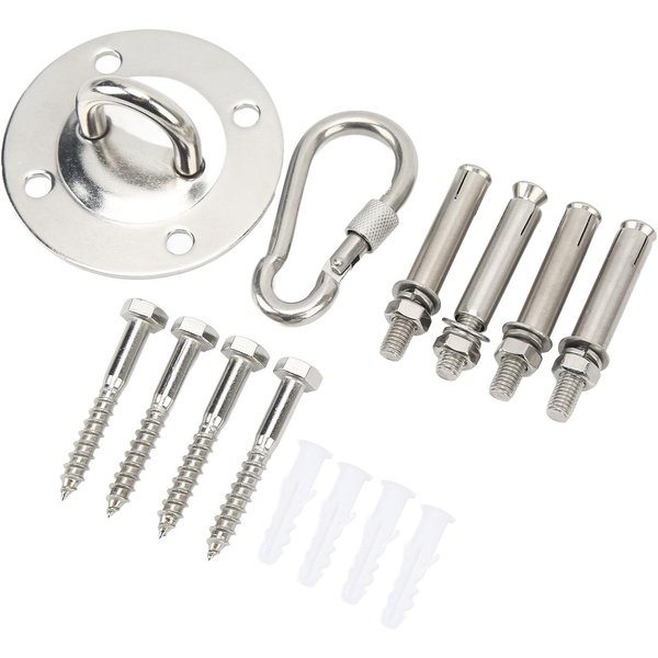 Kit Para Colgar Hamaca Acero Inoxidable 304 Estable Resistente Colgador De Techo Para Sacos De Arena Columpio-image