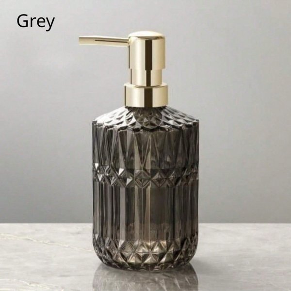Dispensador De JabóN Con Bomba, Botella Recargable Para BañO Para JabóN De Manos, Gel De Ducha, Champú, Accesorio Decorativo Para BañO Del Hogar Gray-image