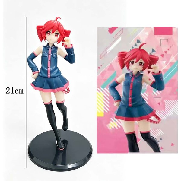 Oryginalna Utau Kasane Teto Premium Chokonose Figurka Akcji Model PVC Kolekcja Figurka Anime Prezent Urodzinowy-image