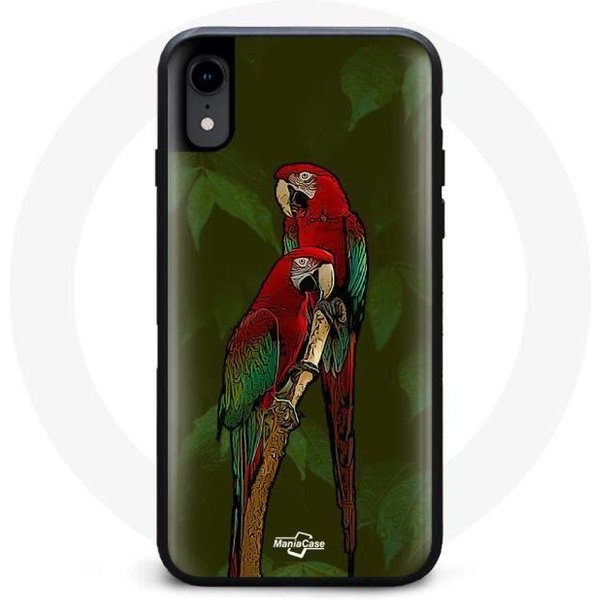 Funda Iphone XS Pionus Loro Rojo-image