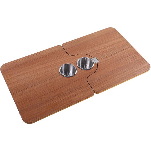 Blat StołU Kampera 750X395Mm SkłAdany Lite Drewno GłAdkie WykońCzenie Lakierowane Blat StołU ŁOdzi Pontonowej Na PokłAd Jachtu-image