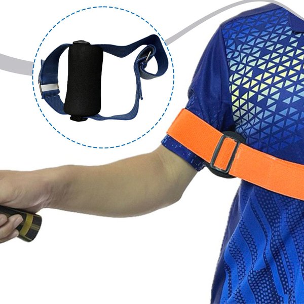 Accesorio De Dispositivo De Entrenamiento De Tenis De Mesa Herramienta PortáTil Profesional De PráCtica Corrector De Movimiento De OscilacióN Blue-image