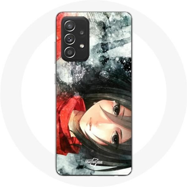 Funda - Samsung - Galaxy A33 5G - Silicona - Mikasa Ackerman - Ataque De Los Titanes - Flexible Negro-image
