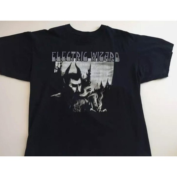 Dopethrone Electric Wizard Koszulka Unisex BawełNiana Koszulka Wszystkie Rozmiary S - 2345XL 2XL Gray-image