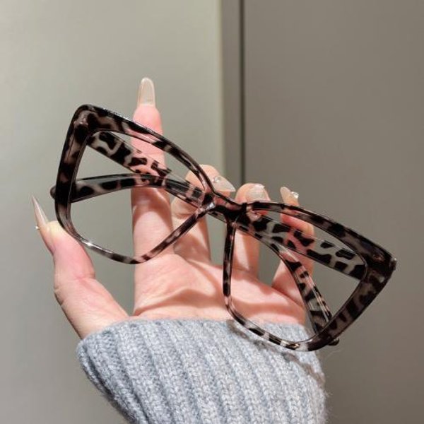 Damskie Okulary PrzeciwsłOneczne Kocie Oko Modne Retro DużA Oprawka UV400 Soczewka ŻYwiczna Modne Okulary PrzeciwsłOneczne Dla Kobiet-image