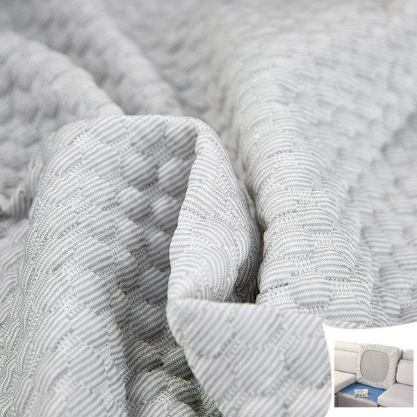 Fajna Tkanina Sofa Poszewka Na Poduszkę Elastyczny żAkardowy Pokrowiec Na KrzesłO Na Lato Zmywalny Zdejmowany Pokrowiec Na Sofę Ochraniacz Na Meble Domowe 1Pc Normal Size 1 Gray-image