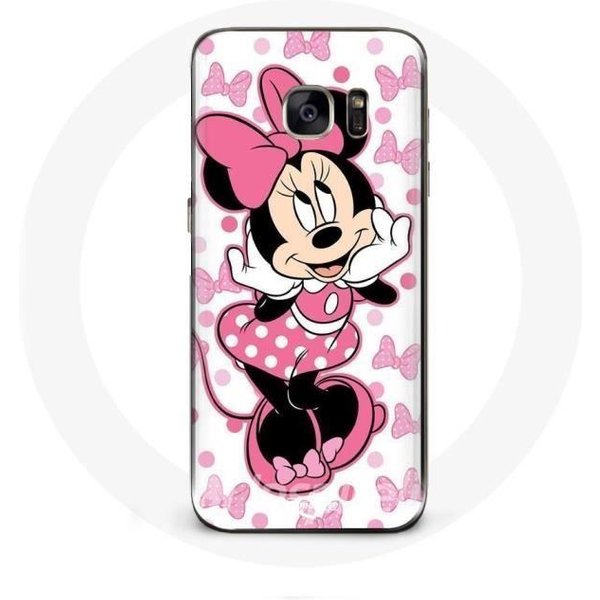 Funda - Minnie Mouse - Samsung Galaxy S7 - Dibujo Animado - ProteccióN - Flexible Color Rosa-image