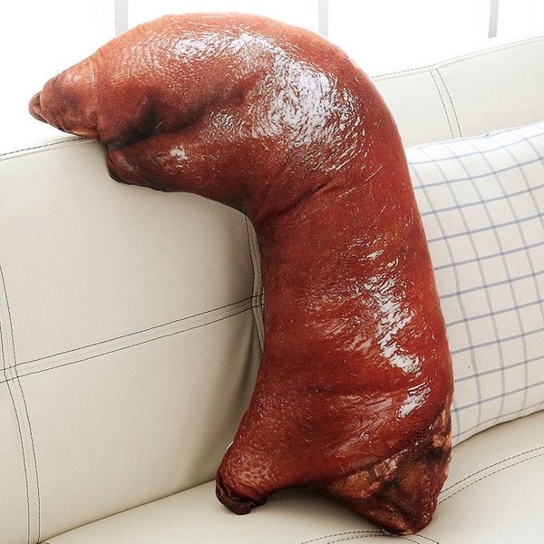 60-100Cm DużE SłOdkie Zwierzę MięKka KreskóWkowa ŚWinka Pluszowa Zabawka Wypchana Lalka Prezenty Urodzinowe Dla Dzieci MięKka Poduszka 60Cm Brown-image