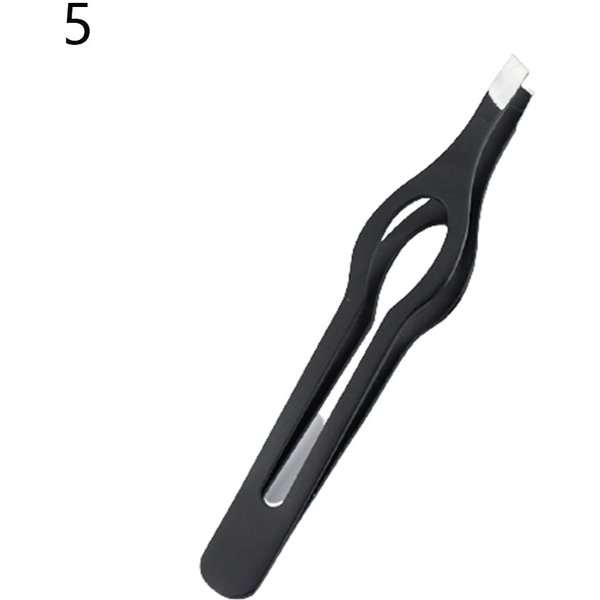 Pinzas Profesionales De Acero Inoxidable Para Cejas Extractor De Pelos Finos Belleza Facial Pinzas Inclinadas Para Cejas Herramienta De EliminacióN De Maquillaje-image
