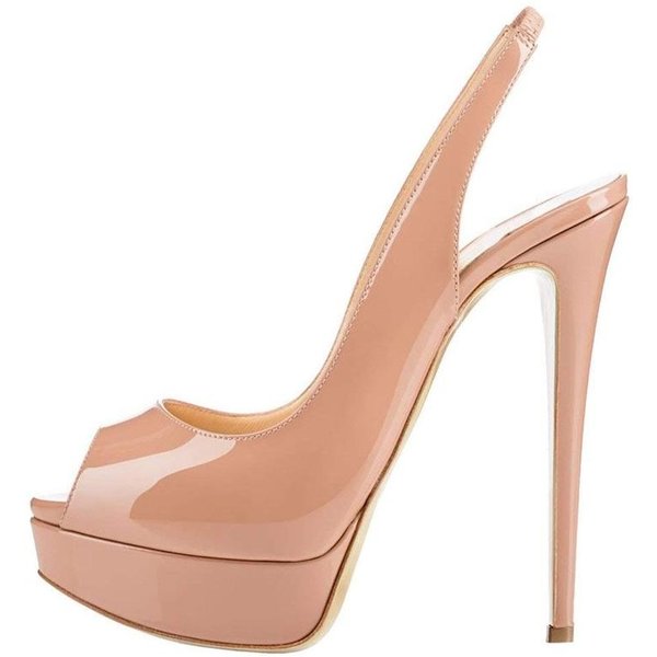 SandałY Damskie Seksowne 14CM Super Wysokie Obcasy Otwarte Palce Platforma SandałY Gladiator Sukienka Na Imprezę Czerwone Buty śLubne Buty 38-image