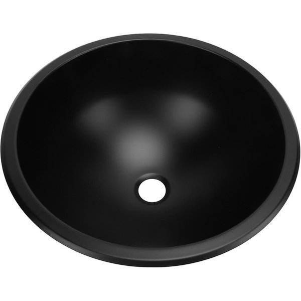 Fregadero Redondo De Acero Inoxidable De 12 Pulgadas Fregadero De Cuenco Redondo Ovalado Con DesagüE De 40 Mm Para Barco, Caravana, Rv, Autocaravana-image
