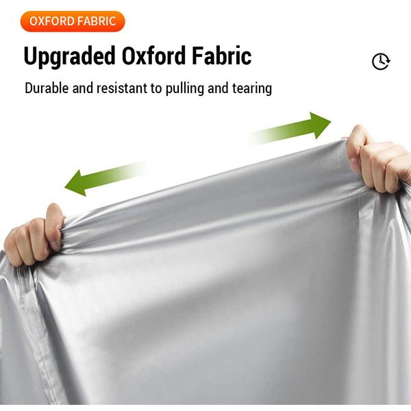 Funda Para Barco 11 22 Pies Exterior Forma V Cubierta Antipolvo Para Yate Impermeable Funda Para Barco ProteccióN Solar TafetáN 190T Cubierta Protectora Casco 700X320 Plata-image