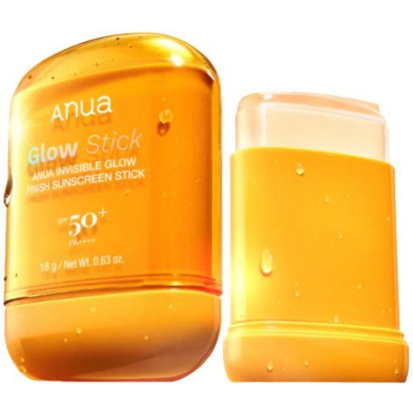 Anua Stick Solar De Acabado Glow Diario Zero-Cast SPF50+ Pa++++ ProteccióN UV Hidratante Paquete Doble 18G X 2 1Box(2Ea)-image