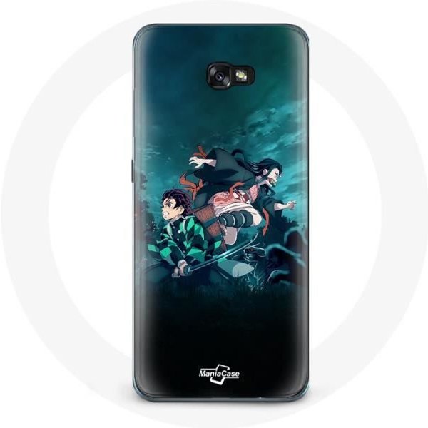 Coque Pour Samsung Galaxy A3 2016 Demon Slayer Manga Tanjiro Et Nezuko-image