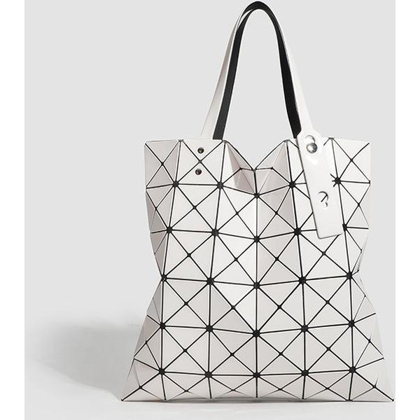 Moda Primavera Y Verano Bolso De Hombro ÚNico De Seis Compartimentos, Bolso GeoméTrico En Forma De Diamante, Bolso Tote De Mano VersáTil En Forma De Diamante Gray-image