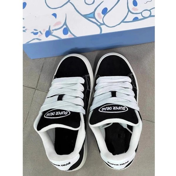 Modne Damskie Buty Casual Niskie Sznurowane Rekreacyjne Sneakersy Outdoor Wygodne AntypośLizgowe Damskie PłAskie Trenerki Zapatos De Mujer 38 Czarny-image