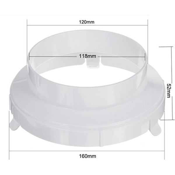 Adapter WężA Wydechowego PrzenośNy Klimatyzator ZłąCzka WężA Wydechowego ZłąCze Rurowe Okna Akcesoria Do Klimatyzacji 4-image