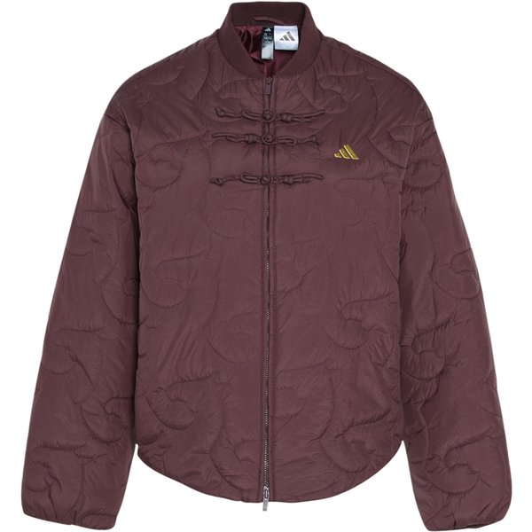 Chaqueta Acolchada Ligera Adidas FW25 Estilo Chino Nuevo Outdoor Ligera CáLida Deportiva Casual Manga Larga Abrigo De AlgodóN Chaqueta De Mujer KS0629 L Black-image