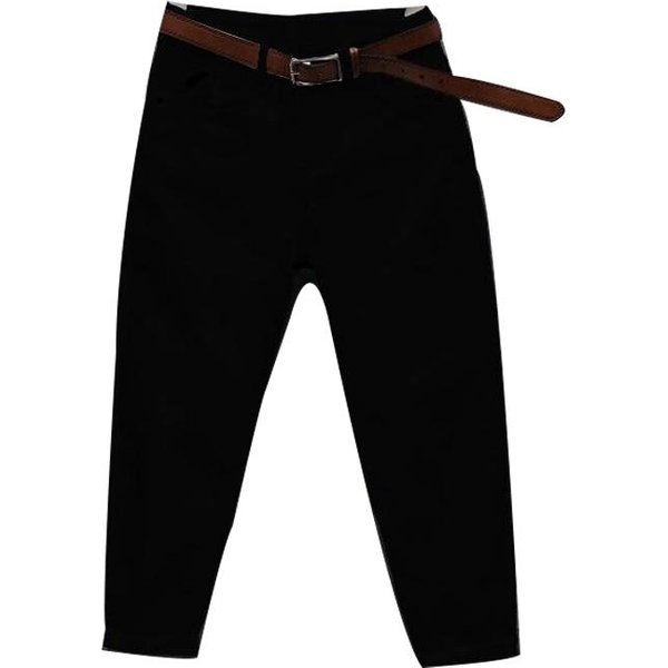 Pantalones Casuales Gruesos De AlgodóN Con Cintura EláStica Para Mujer, Pantalones Harem De Terciopelo, Pantalones De Moda De Color SóLido Para OtoñO E Invierno M-image