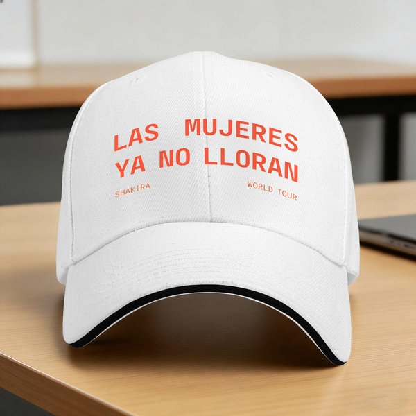 Gorra De BéIsbol Shakira ÁLbumes Las Mujeres Ya No Lloran Streetwear Gorra De Camionero Para Mujer DiseñO A Prueba De Sol Deportes Al Aire Libre Gorras De BéIsbol One Size White-image