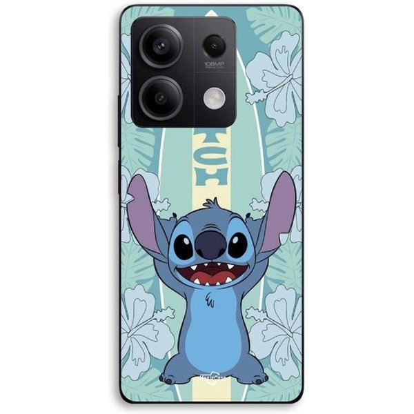 Coque De TéLéPhone - Maniacase - Xiaomi Redmi Note 13 5G - Silicone TPU - Noir - Stitch (Disney)-image