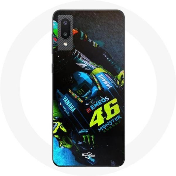 Funda Para Samsung Galaxy A02 Valentino Rossi Piloto De Carreras Moto GP-image