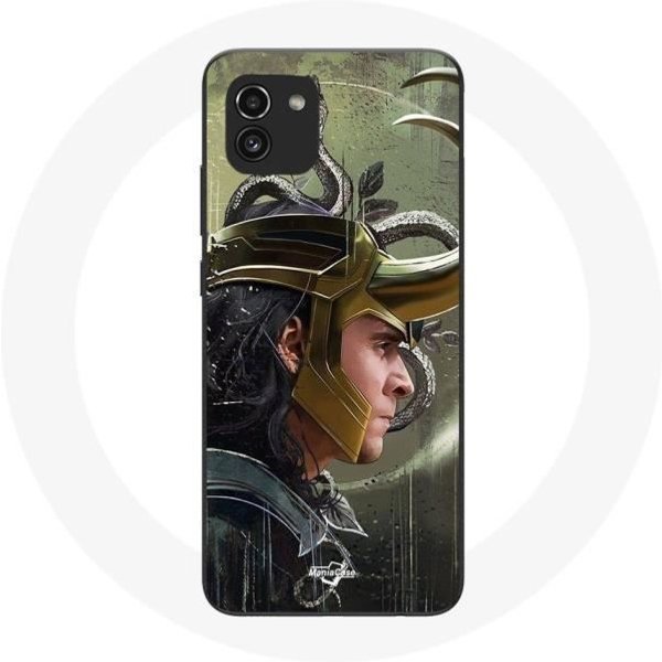 Funda Para Samsung Galaxy A03 Loki Thor Ragnarok Con Casco Fanart Temporada 1-image