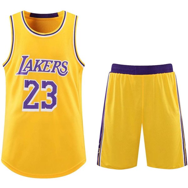 Ropa De Baloncesto Traje De Baloncesto Para Hombre Tops + Pantalones Conjunto De Traje De Camisetas De Baloncesto Xxxl Amarillo-image