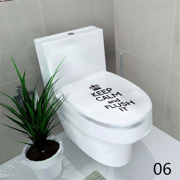 Art Home Wodoodporny Zdejmowany Dekor WC Naklejki Naklejka Na Deskę Sedesową Naklejka Na Deskę Sedesową 06-image