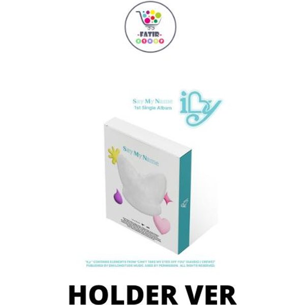 Portavasos Ver SAY MY Name 1Er ÁLbum Sencillo Ily No POB Holder Ver White-image