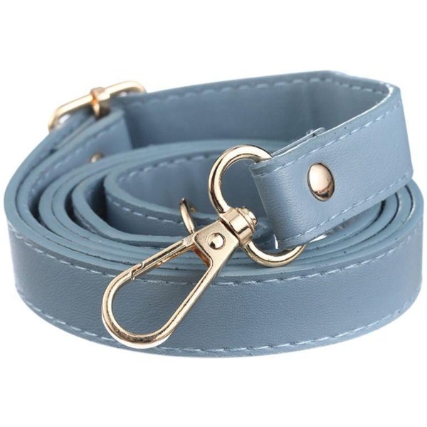 Kobiety Zapasowa Torebka Crossbody Uchwyt Torby Na Ramię Akcesoria Paski Do Torebek SkóRzany Pasek Jasny Kolor Niebieski-image