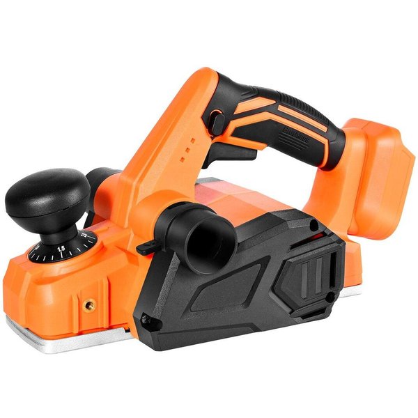 Cepillo De Mano InaláMbrico, Ancho De Corte De 82 Mm, 15000 RPM Cepillo EléCtrico De Mano Para Madera Con Motor Sin Escobillas, Profundidad De Corte Ajustable Para CarpinteríA, Compatible-image