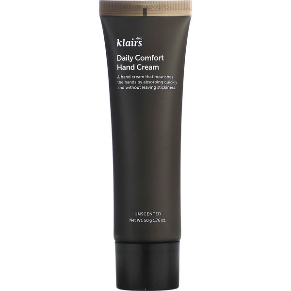 dear, Klairs, Daily Comfort Hand Cream, Unscented, 1.76 Oz (50 G) Black-image