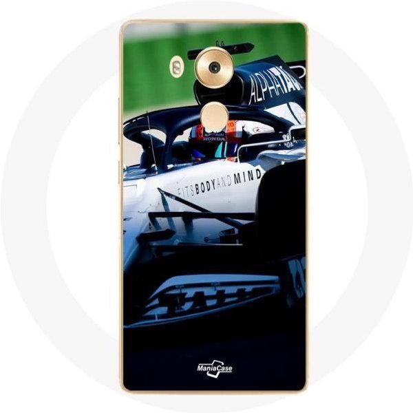 Funda Para Huawei Mate 8 FóRmula 1 Pierre Gasly Piloto F1 Blanco-image