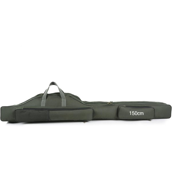 Lixada Bolsa De Pesca Plegable PortáTil 190Cm Bolsa Para CañA De Pescar, Carrete, CañA De Pescar, Equipo, Aparejos, Herramienta, Estuche De Transporte, Portador, Viaje 150Cm/4.9Ft-image