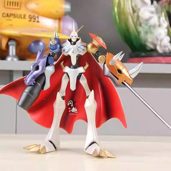 Figurka Akcji Anime Digimon Adventure Dukemon Omegamon Artikulowana Figurka Akcji PVC Statua Kolekcjonerski Model Zabawka Przedmiot Na Prezent Red-image