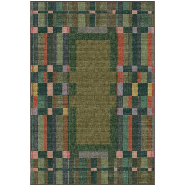 Dywan Do Salonu MięKki Komfortowy Sztuczny Kaszmir Zmywalna Mata PodłOgowa AntypośLizgowa MożNa Prać W Pralce DużY Rozmiar Retro WystróJ Domu Dywany 120X160Cm-image