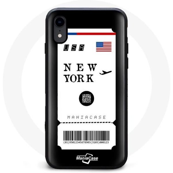 Funda Iphone XS Billete De AvióN Nueva York-image