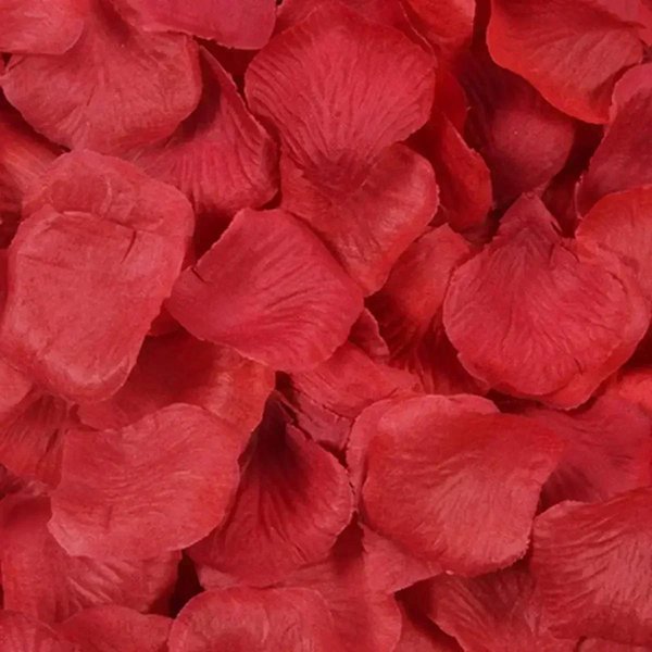 100-2000 Piezas PéTalos De Rosa Artificiales Falsos Rosas De Colores Rojo Blanco Dorado PéTalos De Flores Para Favores De Boda RomáNtica DecoracióN De Fiesta 100Pcs-image