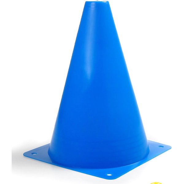 Conos Marcadores De Entrenamiento De FúTbol Correr Entrenamiento Deportivo Conos De TráFico Juego De 10 Piezas 18Cm Azul Blue-image