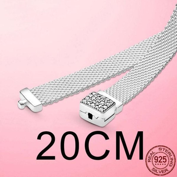 Pulsera Femme Reflexion De Plata De Ley 925 Para Mujer, Pulsera De Plata Para Mujer, Dijes Compatibles Con Pulsera Original, JoyeríA Fina White-image