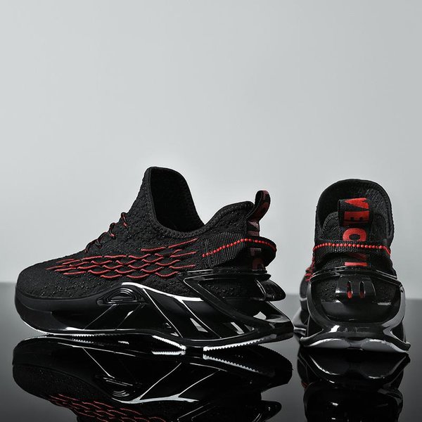 Zapatos De Hombre Zapatillas Masculinas Tenis Zapatos De Lujo Zapatos Casuales De Hombre Zapatillas De Entrenamiento Race Blanco Roto Zapatos De Moda Mocasines Zapatos Para Correr Para Hombres 40 Black-image