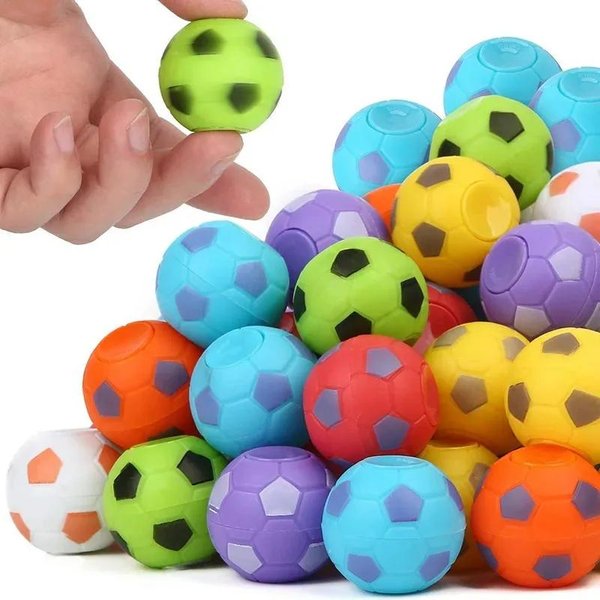 10/30 Szt. Mini Fidget Spinner PiłKa NożNa Zabawka Dla Dzieci, Upominki Na Imprezę PiłKarską WypełNiacz Do Torebek Z Upominkami, Obrotowa PiłKa NożNa Finger Stress Ball 20Pcs-image