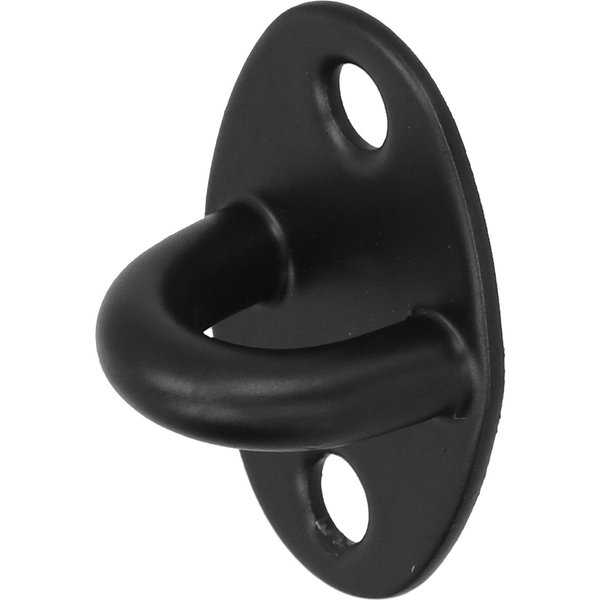 10 Piezas Placa Ojo Gancho En U Acero Inoxidable Ganchos De Techo De Alta Resistencia Para Colgar Columpios Sillas Hamacas Negro-image