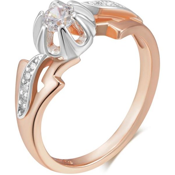 Anillos De Boda De Zirconia Natural Brillante De Lujo Para Mujeres Color Oro Rosa Ajuste Mixto DiseñO Delgado JoyeríA Diaria 10 White-image