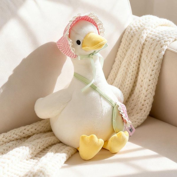 Krzywy Kaczor SiedząCa Postawa MięKkie Pluszowe Zabawki Uroczy Kaczor Pluszowe ZwierząTka Lalki Towarzysze Na Urodziny Dzieci 35Cm-image