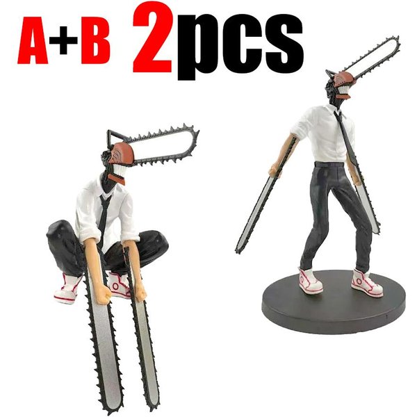 19Cm Chainsaw Man Denji Figurka Anime Denji/Power Figurka Akcji 1560 Chainsaw Man Denji Figurka Kolekcjonerska Dla DorosłYch Lalka Zabawka-image