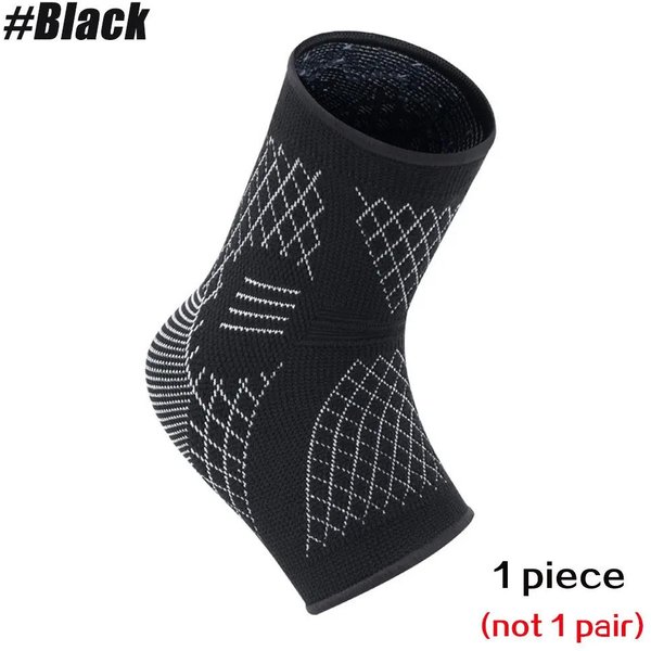 Soporte Para TendóN De Aquiles CalcetíN Para Fascitis Plantar Manga De CompresióN Para Tobillo Para Alivio Del Dolor Unisex XL Negro-image