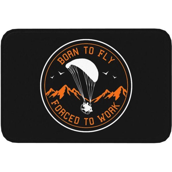 Evolution Skydiving Urodzony Do Latania Mata Wycieraczka AntypośLizgowa Paralotnia Paralotniarstwo Kuchnia ŁAzienka Salon Dywanik Dywan 40*60Cm 40Cmx60Cm-image